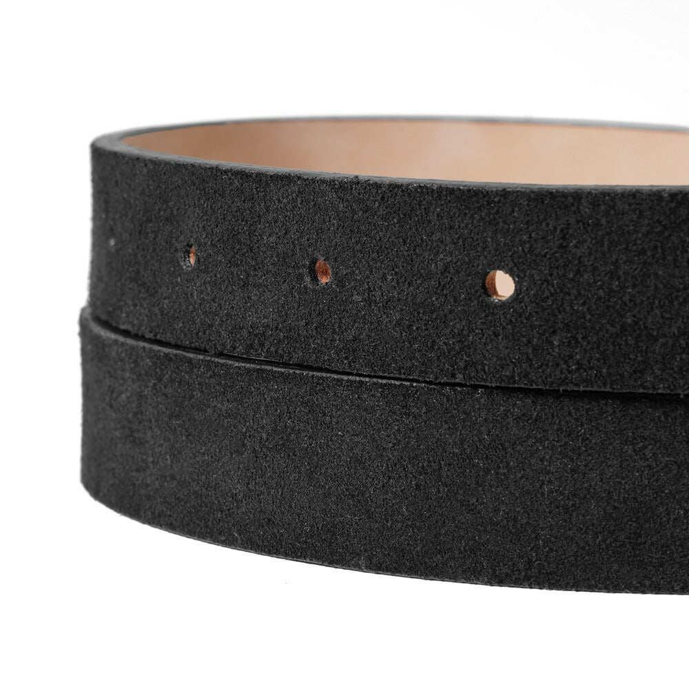 サドラーズ Saddler's スエードベルト 【2.3cm幅】G597 VESUVIO ブラック ブラウン ゴールドバックル メンズ スエード ベルト カジュアル イタリア スウェード 細ベルト ナローベルト