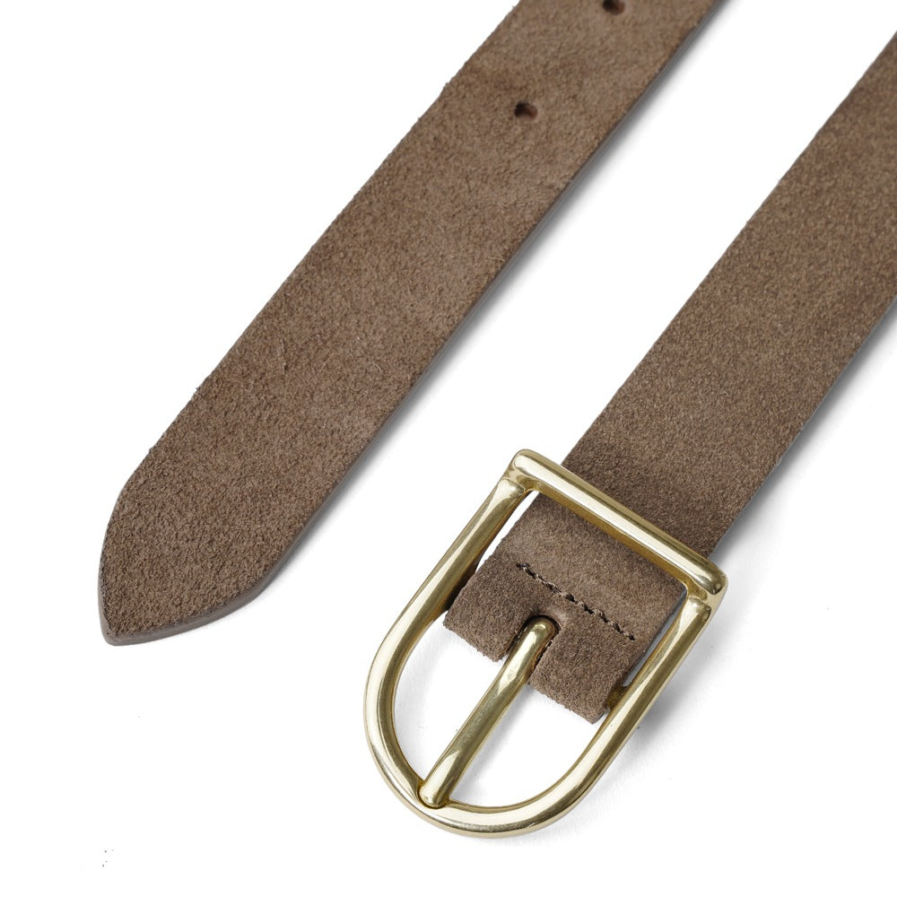 サドラーズ Saddler's スエードベルト 【2.3cm幅】G597 VESUVIO ブラック ブラウン ゴールドバックル メンズ スエード ベルト カジュアル イタリア スウェード 細ベルト ナローベルト