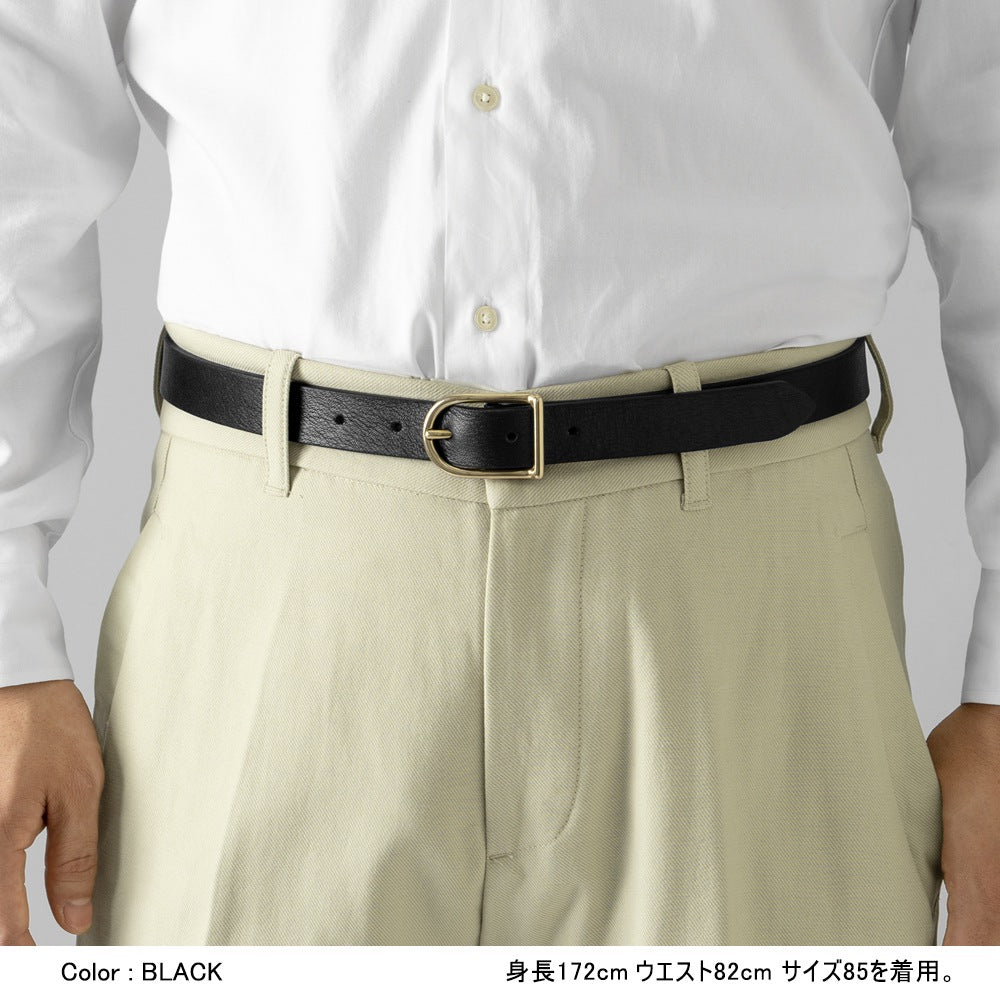 サドラーズ Saddler's レザーベルト【2.3cm幅】G597 SETA ブラック ブラウン ゴールドバックル メンズ カーフレザー ベルト カジュアル イタリア 細ベルト ナローベルト