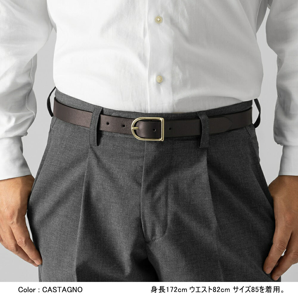 サドラーズ Saddler's レザーベルト【2.3cm幅】G597 SETA ブラック ブラウン ゴールドバックル メンズ カーフレザー ベルト カジュアル イタリア 細ベルト ナローベルト