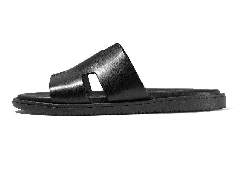 サンダルスファクトリー レザーサンダル カーフレザー バケッタレザー M7805 ブラック 黒 THE SANDALS FACTORY 本革 高級 サンダル メンズ ブランド 革 クッション 履き心地 シンプル カジュアル 男性 高級サンダル ブランドサンダル イタリア