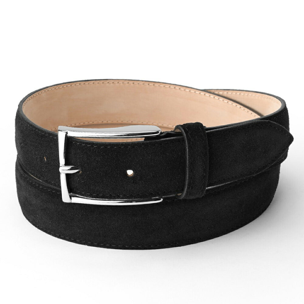 サドラーズ Saddler's スエードベルト SG02 ブラック ダークブラウン チョコレート ネイビー【3.0cm幅】【メンズ ベルト ビジネス イタリア】