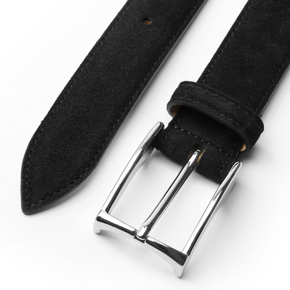 サドラーズ Saddler's スエードベルト SG02 ブラック ダークブラウン チョコレート ネイビー【3.0cm幅】【メンズ ベルト ビジネス イタリア】