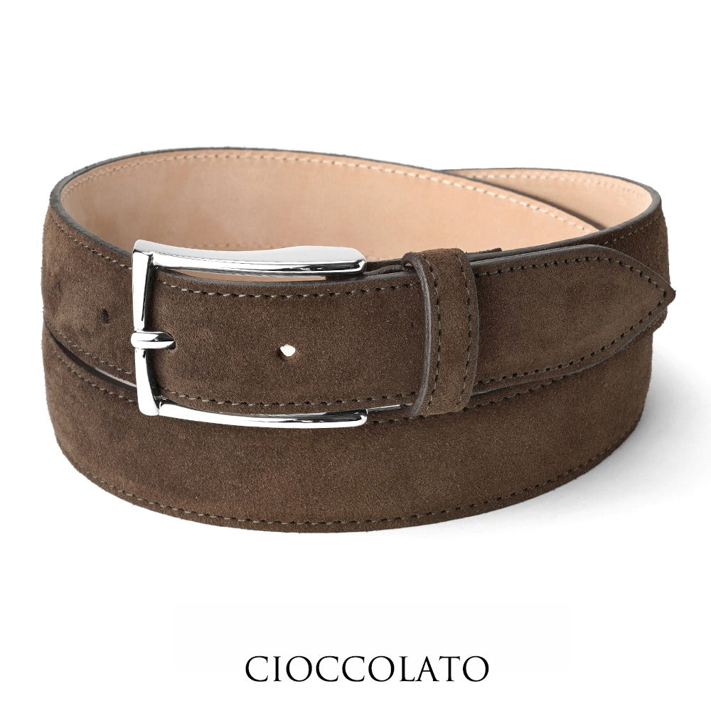 サドラーズ Saddler's スエードベルト SG02 ブラック ダークブラウン チョコレート ネイビー【3.0cm幅】【メンズ ベルト ビジネス イタリア】