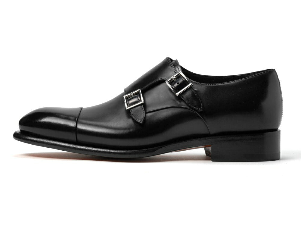 サントーニ SANTONI 11652 ダブルモンクストラップ ブラック ドレスシューズ 革靴 ビジネス メンズ イタリア ビジネスシューズ メンズ革靴 高品質 メンズ ブランド 履き心地 紳士靴 ドレスシューズ メンズビジネスシューズ 黒 カジュアル