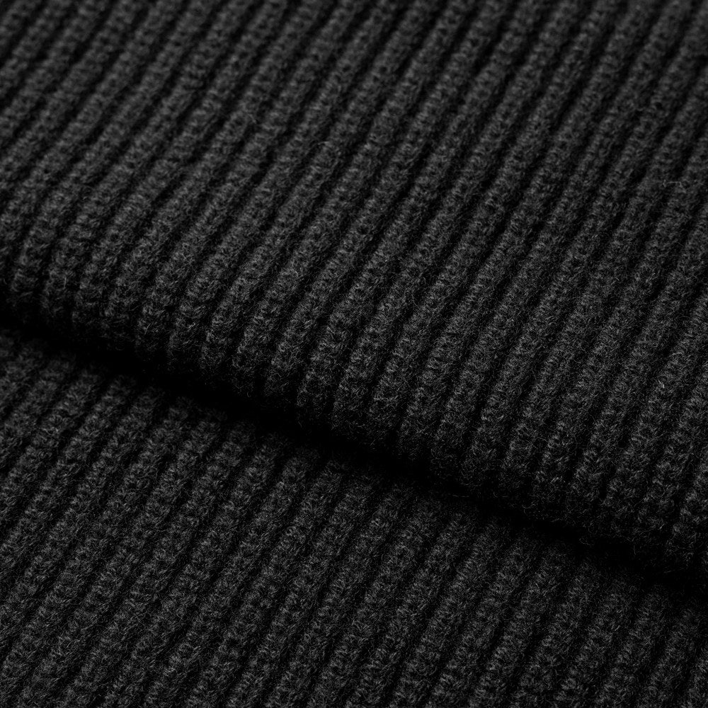 イーヴォ HEVO リブ編み ニットスキッパー ポロ オーバーサイズ TARANTO 01