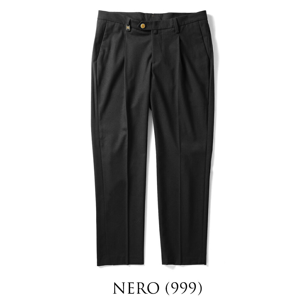 バルバッティ BARBATI スラックス ワンプリーツ P-TONY 225642 ストレッチ 25秋冬 メンズ ワンタックスラックス スリムパンツ メンズ ズボン 紳士ズボン スリム パンツ  ネイビー ブラック ベージュ ホワイト