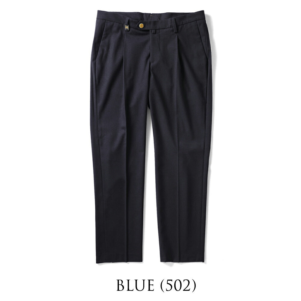 バルバッティ BARBATI スラックス ワンプリーツ P-TONY 225642 ストレッチ 25秋冬 メンズ ワンタックスラックス スリムパンツ メンズ ズボン 紳士ズボン スリム パンツ  ネイビー ブラック ベージュ ホワイト