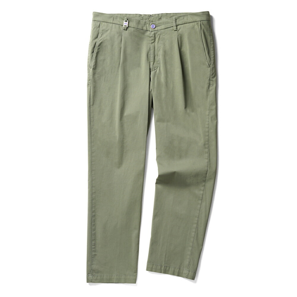 バルバッティ BARBATI スリムチノ ワンプリーツ ウォッシュ加工 P-TONY 125031 ストレッチ 25春夏 メンズチノパンツ チノパン スリムパンツ メンズ ズボン 紳士ズボン チノパンスリム チノパン パンツ グレー ネイビー ブラック ベージュ ホワイト