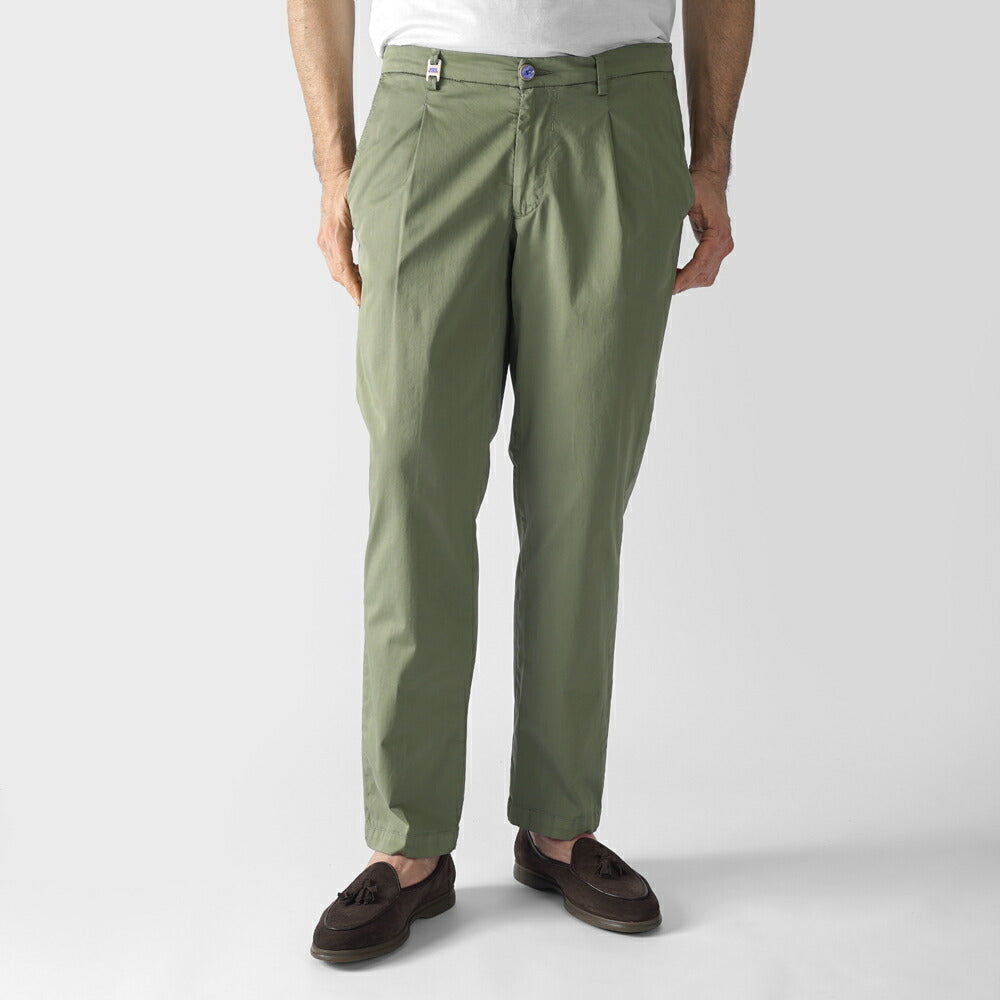 バルバッティ BARBATI スリムチノ ワンプリーツ ウォッシュ加工 P-TONY 125031 ストレッチ 25春夏 メンズチノパンツ チノパン スリムパンツ メンズ ズボン 紳士ズボン チノパンスリム チノパン パンツ グレー ネイビー ブラック ベージュ ホワイト