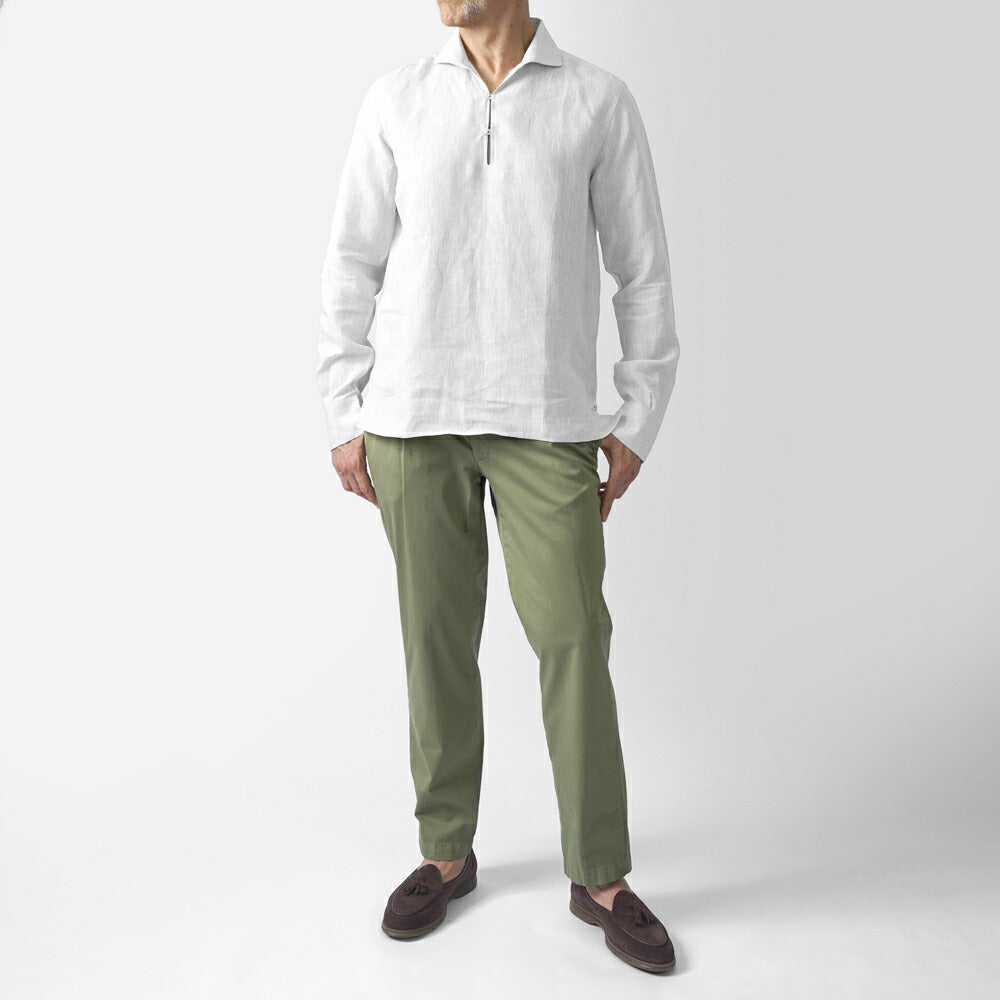 バルバッティ BARBATI スリムチノ ワンプリーツ ウォッシュ加工 P-TONY 125031 ストレッチ 25春夏 メンズチノパンツ チノパン スリムパンツ メンズ ズボン 紳士ズボン チノパンスリム チノパン パンツ グレー ネイビー ブラック ベージュ ホワイト