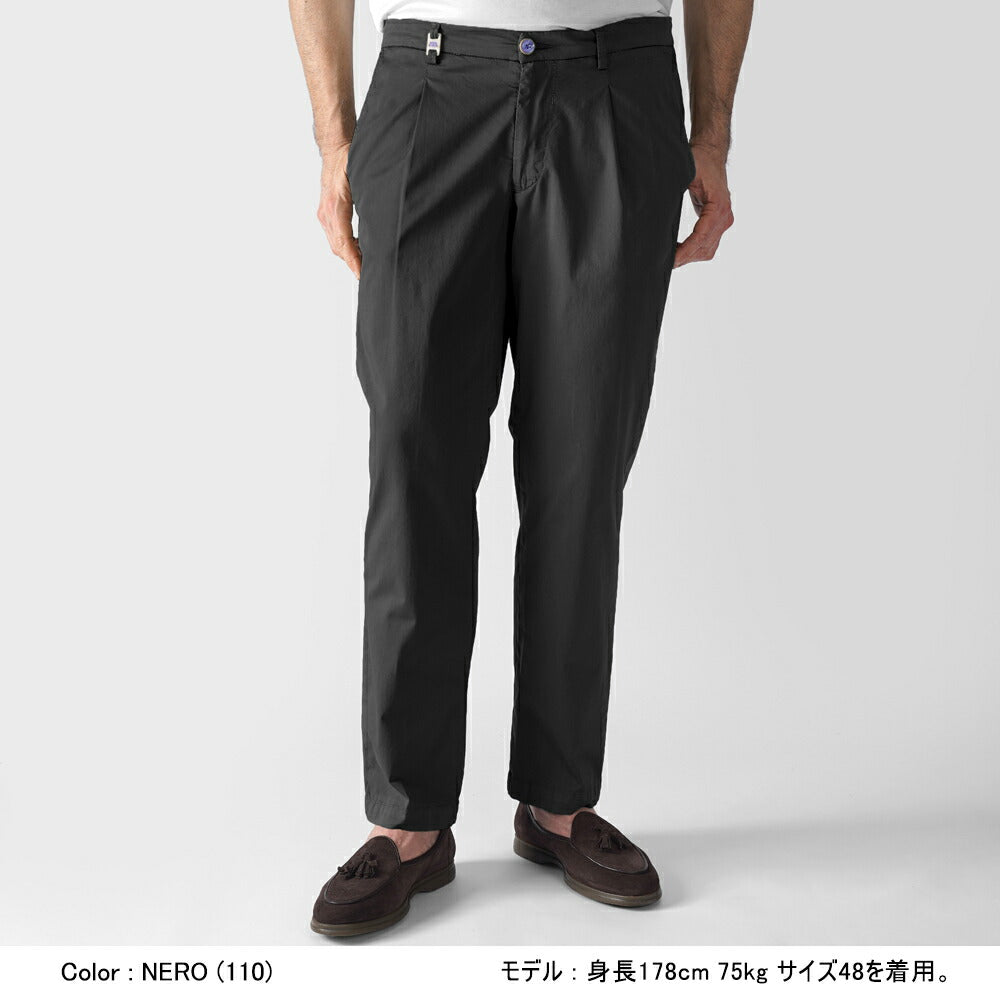 バルバッティ BARBATI スリムチノ ワンプリーツ ウォッシュ加工 P-TONY 125031 ストレッチ 25春夏 メンズチノパンツ チノパン スリムパンツ メンズ ズボン 紳士ズボン チノパンスリム チノパン パンツ グレー ネイビー ブラック ベージュ ホワイト