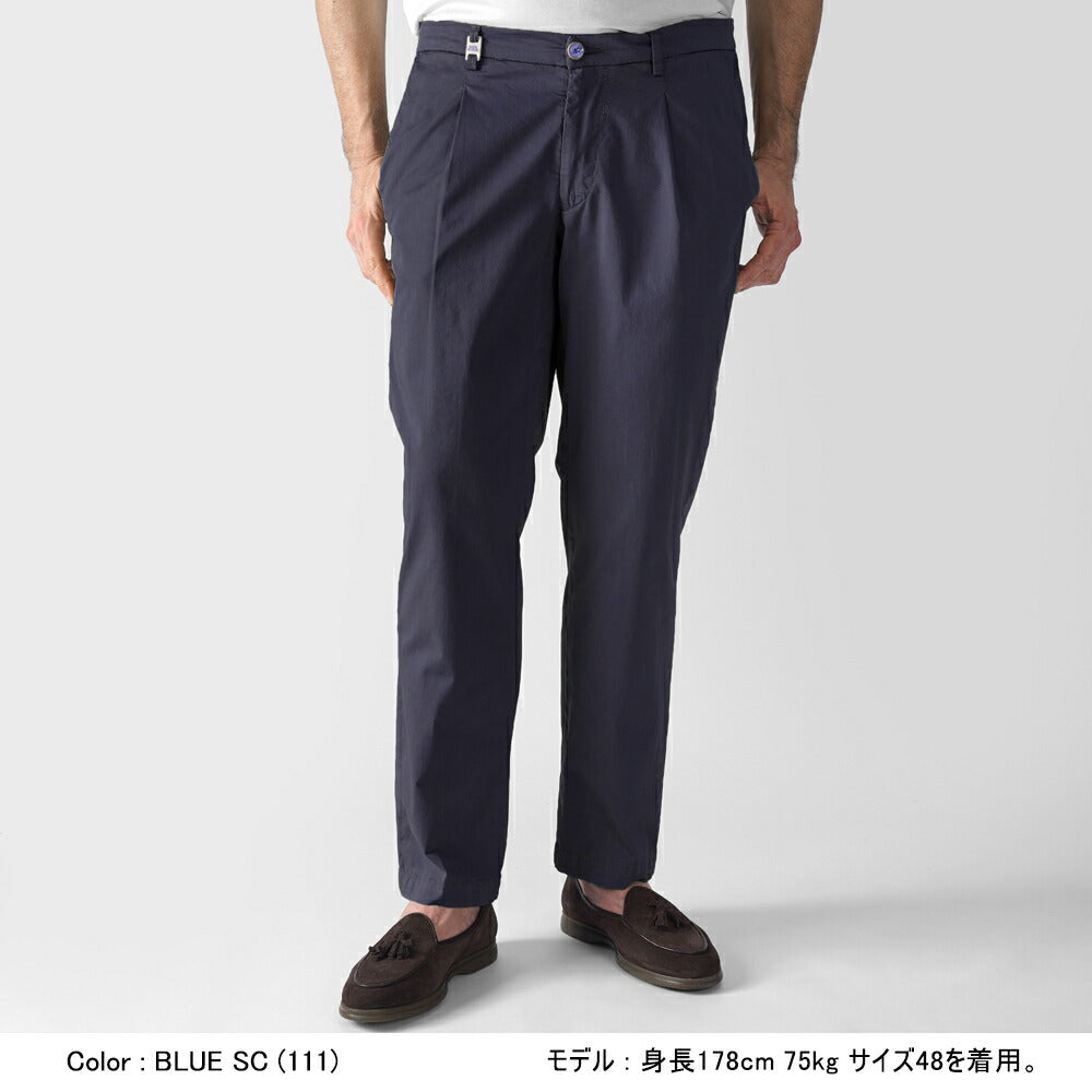 バルバッティ BARBATI スリムチノ ワンプリーツ ウォッシュ加工 P-TONY 125031 ストレッチ 25春夏 メンズチノパンツ チノパン スリムパンツ メンズ ズボン 紳士ズボン チノパンスリム チノパン パンツ グレー ネイビー ブラック ベージュ ホワイト