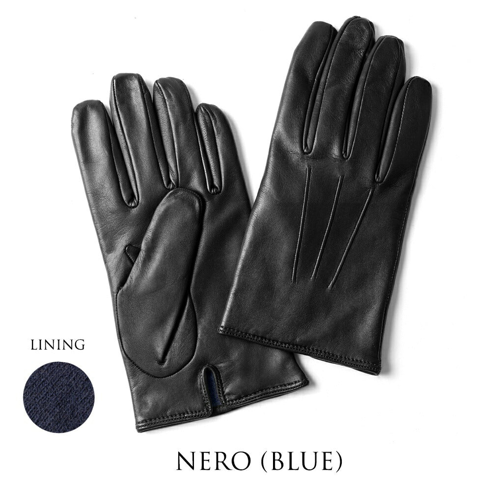 メローラ MEROLA 手袋 レザー グローブ U03 ブラック ブラウン グレー ネイビー 内縫い 革 本革 ナッパ レザー ラムレザー カシミア メンズ ブランド 防寒 暖かい 冬小物 通勤 プレゼント 男性 ライニング イエロー ブルー ボルドー グリーン