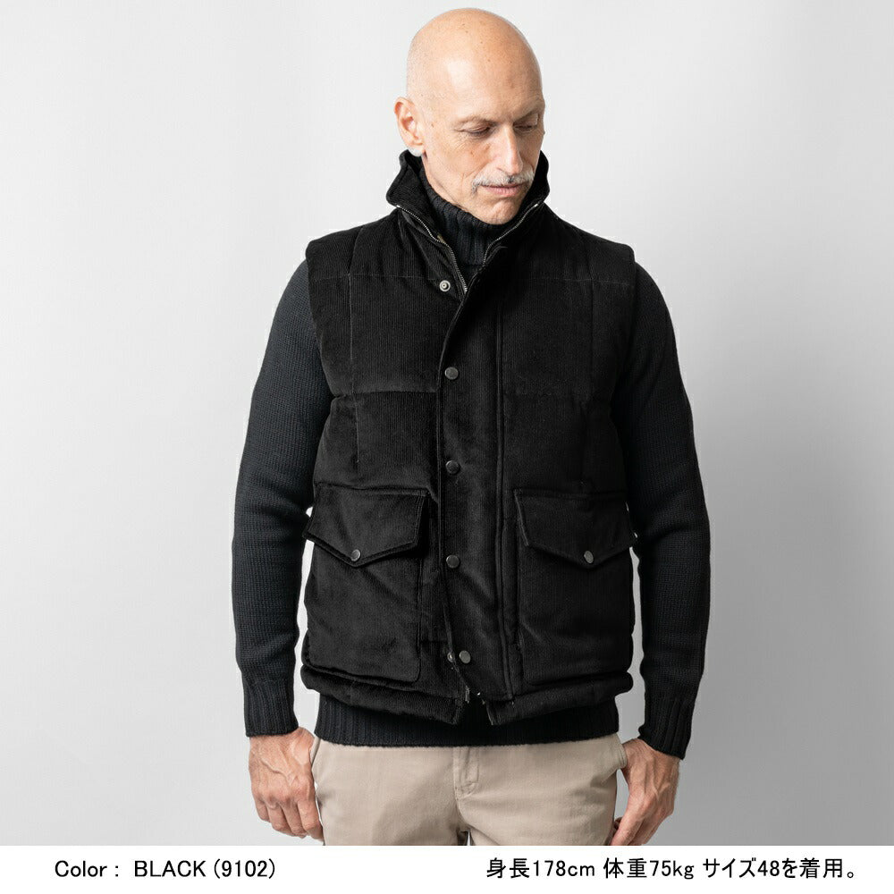 ヴァルスター VALSTAR ダウンベスト コーデュロイ 407N.C007