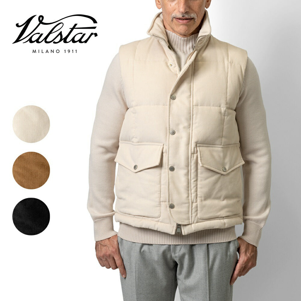 ヴァルスター VALSTAR ダウンベスト コーデュロイ 407N.C007