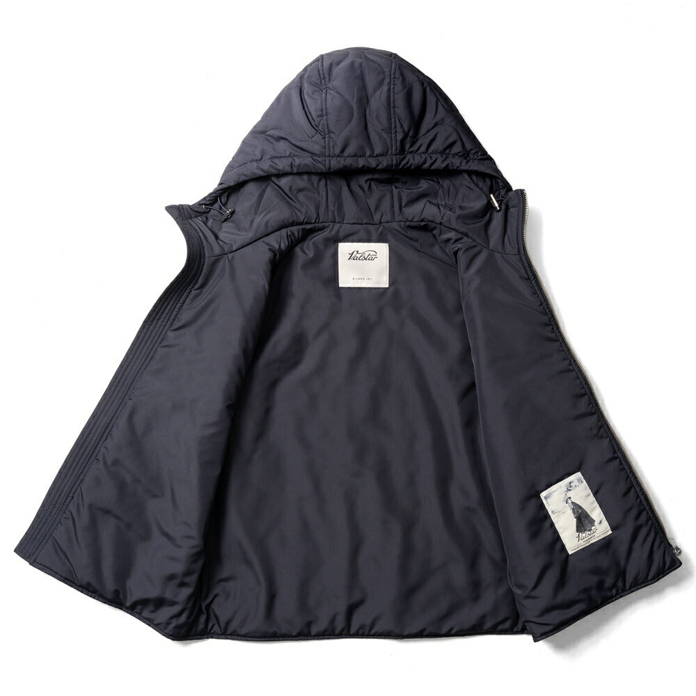 ヴァルスター VALSTAR パデッド ヴァルスタリーノ 407A.D064 フーディ ウール ブルゾン ライナー着脱可 24AW 秋冬 レギュラーフィット バルスター バルスタリーノ メンズ ライナー付き イタリア ウールジャケット ショート丈 アウター インポート