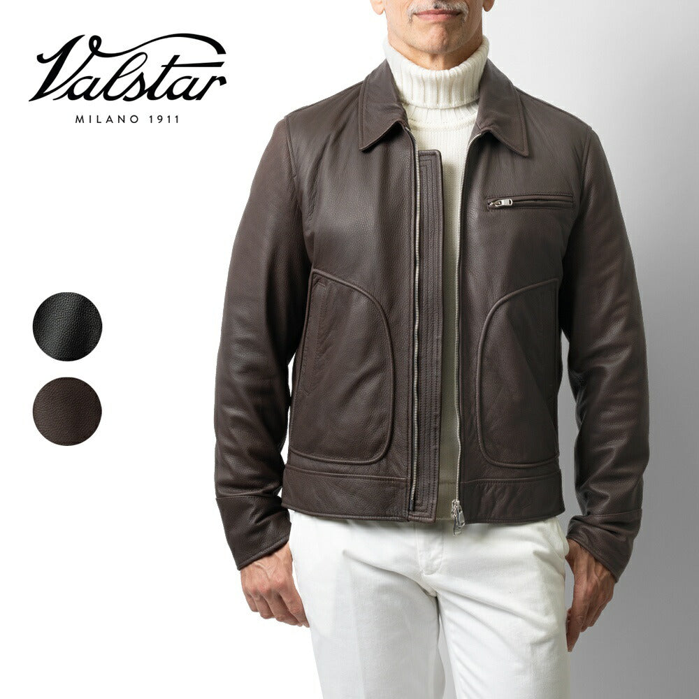 【アウトレット特価】ヴァルスター VALSTAR レザージャケット ライダース 407A.I057 ブルゾン