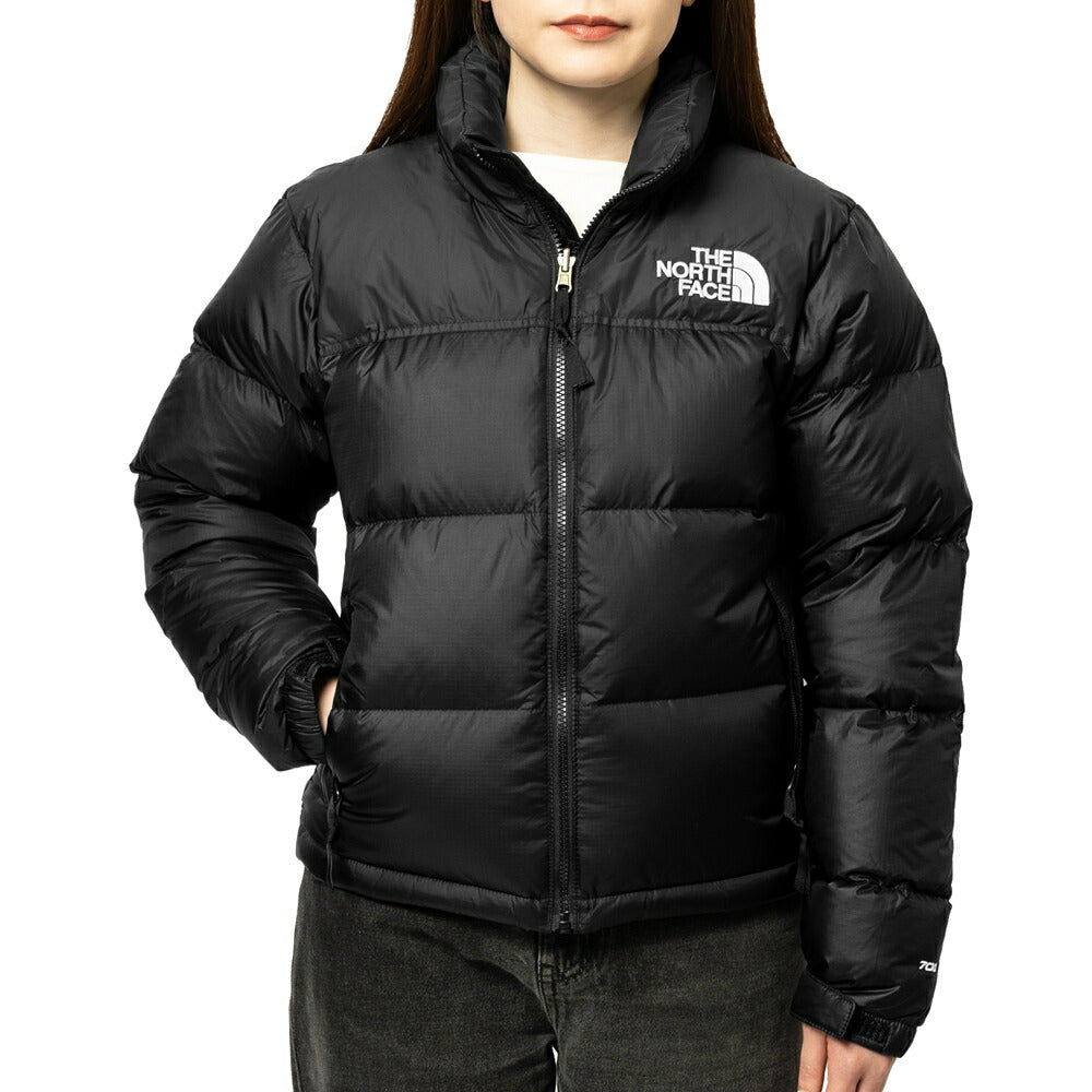 【返品不可】ノースフェイス ダウン ジャケット THE NORTH FACE 1996 レトロヌプシジャケット レディース NF0A3XEO RETRO NUPTSE JACKET レトロ ヌプシ ブラック TNF 700 アウター ダウンジャケット 軽量 ザノースフェイス BLACK