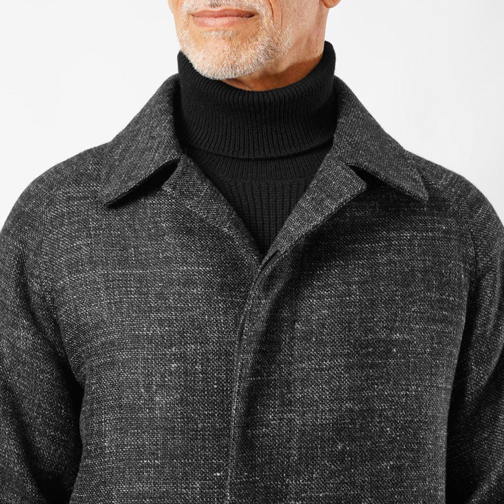 ブレラス BRERAS バルカラーコート ロング丈 ZAGABRIA CC3 25AW 25秋冬  ウール カナパ コート ウール  ロングコート メンズ ビジネス ブランド センターベンツ  高級 クラシコ イタリア