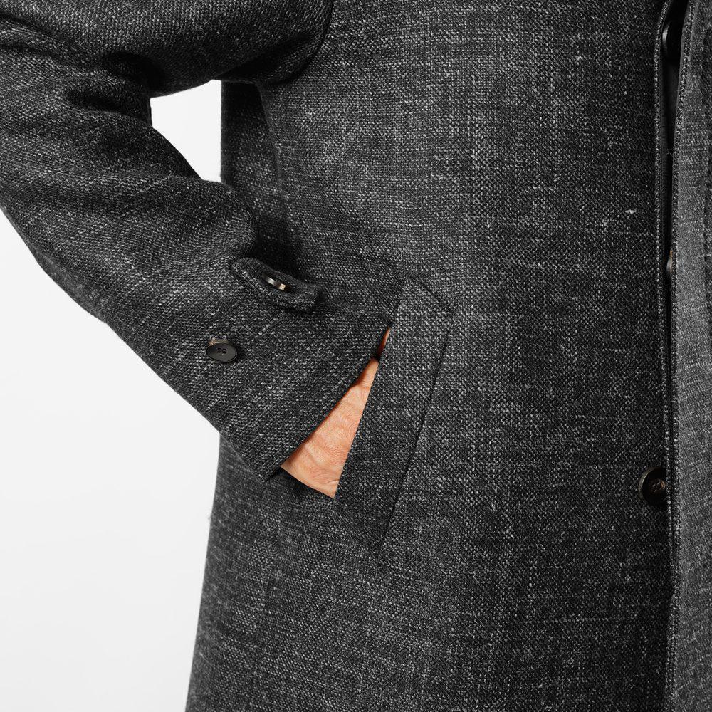 ブレラス BRERAS バルカラーコート ロング丈 ZAGABRIA CC3 25AW 25秋冬  ウール カナパ コート ウール  ロングコート メンズ ビジネス ブランド センターベンツ  高級 クラシコ イタリア